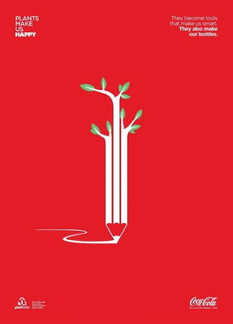 绿色畅爽，共筑可持续未来——可口可乐环保主题广告设计
